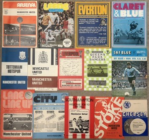 MANCHESTER UNITED 1973 1974 AWAY FOOTBALL PROGRAMME JOB LOT Man Utd Memorabilia for sale on Ebay