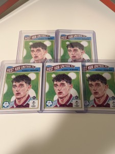 5x Sonny Perkins RC Topps Living Set UEFA Europa League 2022 West Ham United for sale on Ebay