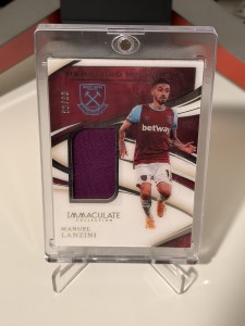 Manuel Lanzini /99 Game Worn Patch Panini EPL Immaculate West Ham United 2020 for sale on Ebay