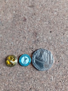 Tiny Blue Tottenham Hotspur Badge for sale on Ebay