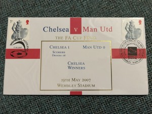 2007 Chelsea v Man Utd FA Cup Final Stamp Cover & Road to Wembley Details - nice for sale on Ebay