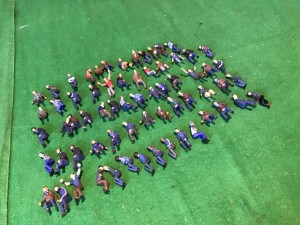 Subbuteo spectators supporters fans crowd 66 for sale on Ebay