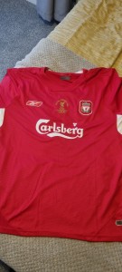 Liverpool 2005 Champions League Final Shirt XL for sale on Ebay