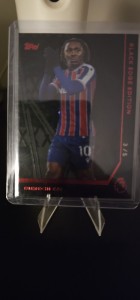 Topps Premier League 2025/2026 Eberechi Eze Crystal Palace Black Edge Card #3/5 for sale on Ebay