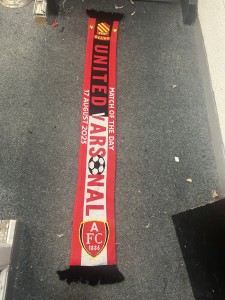 NEW MANCHESTER UNITED V ARSENAL Match DAY Scarf Old Trafford 19 August ‘25 MUFC for sale on Ebay