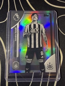 Topps Premier League 2025/2026 Sandro Tonali Grey Parallel /75 Newcastle United for sale on Ebay