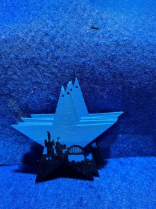 Newcastle United Blue Star Christmas Tree Decorations for sale on Ebay