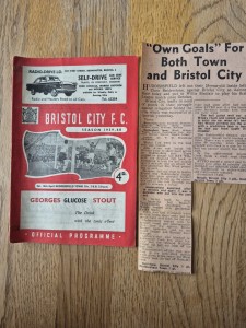 1959/60 Bristol City V Huddersfield Div2 Football Programme for sale on Ebay