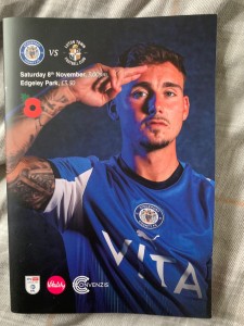 Stockport County v Luton Town 2025 for sale on Ebay