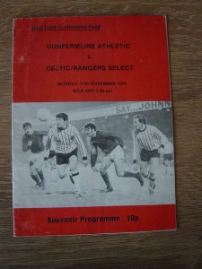 1974 LUNN TESTIMONIAL : DUNFERMLINE v CELTIC / RANGERS  MULTIPLE HIBS AUTOGRAPHS for sale on Ebay