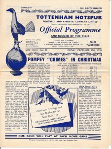 Tottenham v Portsmouth 1953/1954 - Football Programme for sale on Ebay