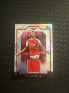 Topps Arsenal Team Set 22/23 William Saliba 'Marble Halls' Relic Patch. 90/99 for sale on Ebay