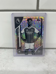 Topps Premier League 2025/2026 Bukayo Saka Arsenal Card Parallel 10/75 for sale on Ebay