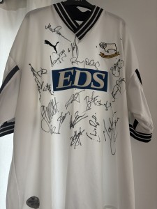 Derby County 1999 - 2001 Puma EDS XXL Signed by x19 Football Shirt for sale on Ebay