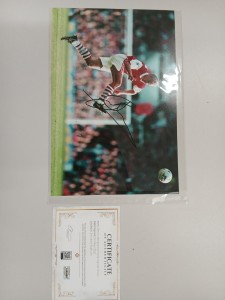 Dennis Bergkamp Arsenal Photo ***SIGNED & AUTHENTICATED*** for sale on Ebay