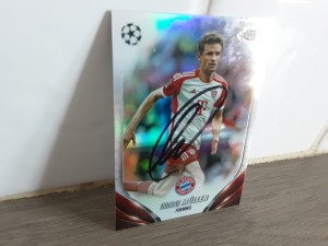 THOMAS MULLER - BAYERN Hand Signed Topps Chrome Football trading card  for sale on Ebay