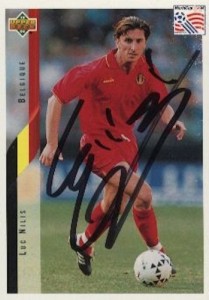 Luc Nilis - Belgium - Signed Trading Card - COA (75821) for sale on Ebay