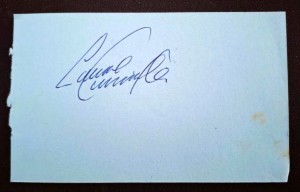 LAURIE CUNNINGHAM - AUTOGRAPH FROM WEST BROM DAYS - OBTAINED PERSONALLY for sale on Ebay