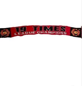 Manchester United scarf for sale on Ebay