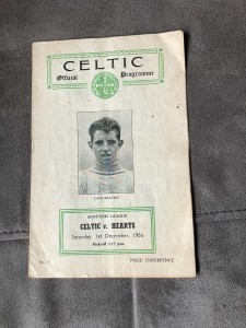 Celtic v Hearts 1st Dec  1956  Scottish League Div 1 for sale on Ebay