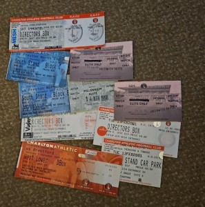 Job Lot 10 Charlton Tickets Inc Directors. for sale on Ebay
