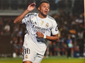 Kylian Mbappe Autograph Hand Signed Real Madrid Huge 16x12 Photo & PROOF - COA for sale on Ebay