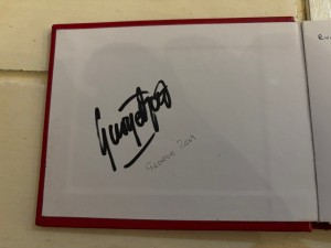 Manchester Utd Autograph Book signed by the team inc Eric Cantona & Sir Bobby. for sale on Ebay