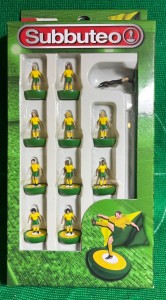 Subbuteo Hasbro Yellow Green  Team 2012 Unopened Mint Condition Norwich Nantes for sale on Ebay