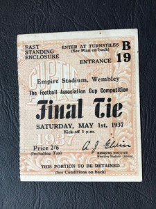 SUNDERLAND v PRESTON N.E - 1937 FA Cup Final ticket for sale on Ebay