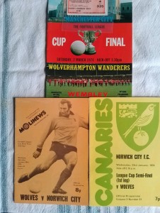 1973/4 Wolves League Cup Final + 2x Semi Finals + Match Ticket For The Final . for sale on Ebay