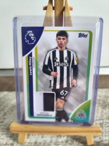 Topps Premier League 2025/2026 Lewis Miley Newcastle Relic Patch Base for sale on Ebay