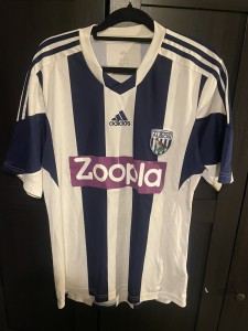 West Bromwich Albion 2013/2014 Home Football Shirt- Navy/white Mens Medium for sale on Ebay