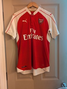 GENUINE PUMA ARSENAL HOME FOOTBALL SHIRT for sale on Ebay