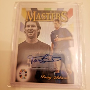 2024	Topps Finest	Tony Adams	England	Euro Masters	Auto	007/100 Arsenal for sale on Ebay