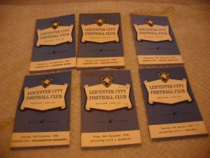6 X Leicester City Programmes Season 1958 1959 lot collection 58/59 for sale on Ebay