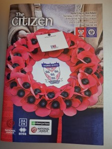 York City v Rochdale 11th November 2025 for sale on Ebay