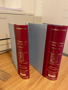 West Ham Programme Binder x 2 for sale on Ebay