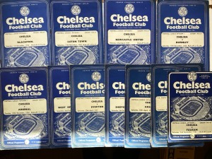 Chelsea Programmes From The 1950’s (1956/7, 57/58,58/59) Plus 2 Early 60’s for sale on Ebay