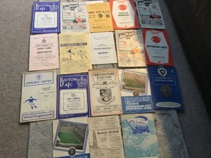 18 x Football Programmes 1950,60,s. for sale on Ebay