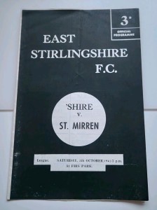 East Stirling v St.Mirren 63/4 Lge for sale on Ebay