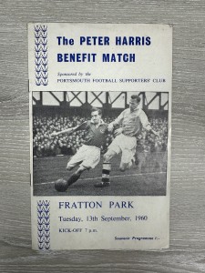 Portsmouth X1  v Showbiz X1   1960/61  Peter Harris Benefit (1/15) for sale on Ebay