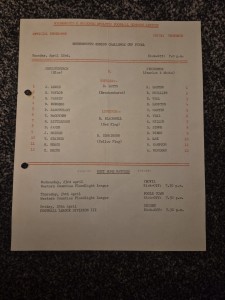 CHRISTCHURCH V LYMINGTON- BOURNEMOUTH SENIOR CHALLENGE CUP FINAL for sale on Ebay