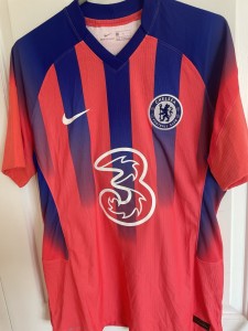 Nike Chelsea Player Issue 3rd Drifit Shirt 2021 Azpilicueta Signed Size L for sale on Ebay