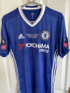 Adidas Chelsea Player Issue Adizero Shirt FACup Final 2017 Nathaniel Chalobah for sale on Ebay