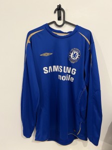 Chelsea 2005-2006 Home Long Sleeve Plain Great Condition Large Men’s Original for sale on Ebay