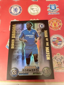 TOPPS MATCH ATTAX 2007/08 MAN OF THE MATCH DIDIER DROGBA - CHELSEA for sale on Ebay