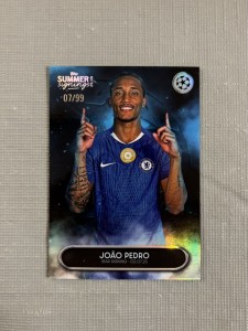 Joao Pedro /99 Topps Summer Signings 2025/26 Chelsea for sale on Ebay