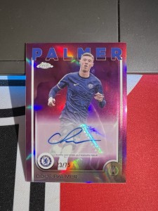 Topps 2024/25 Cole Palmer Chrome Chelsea 23/75 Auto Cards for sale on Ebay