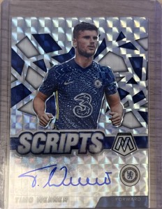 2021-22 Panini Mosaic Premier Auto Scripts Timo Werner Chelsea for sale on Ebay