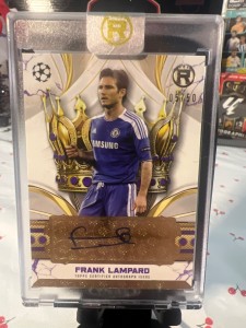 Frank Lampard Chelsea auto Reverence crowned legend Auto /50 for sale on Ebay